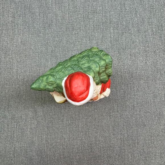 Vintage 90's Summit - Christmas Heirloom -Santa Porcelain- rotating Music Box - Picture 10 of 10